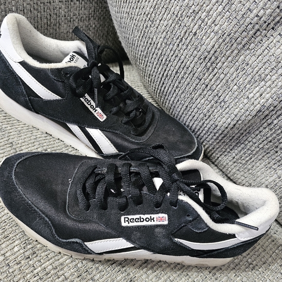 REEBOK CLASSIC NYLON GRADE SCHOOL  BLACK / WHITE - Picture 6 of 6